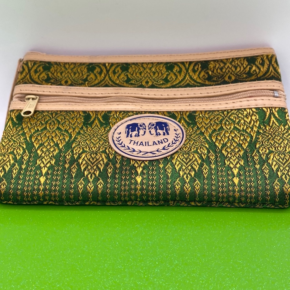 Thailand Elephant Zip Up Pouch